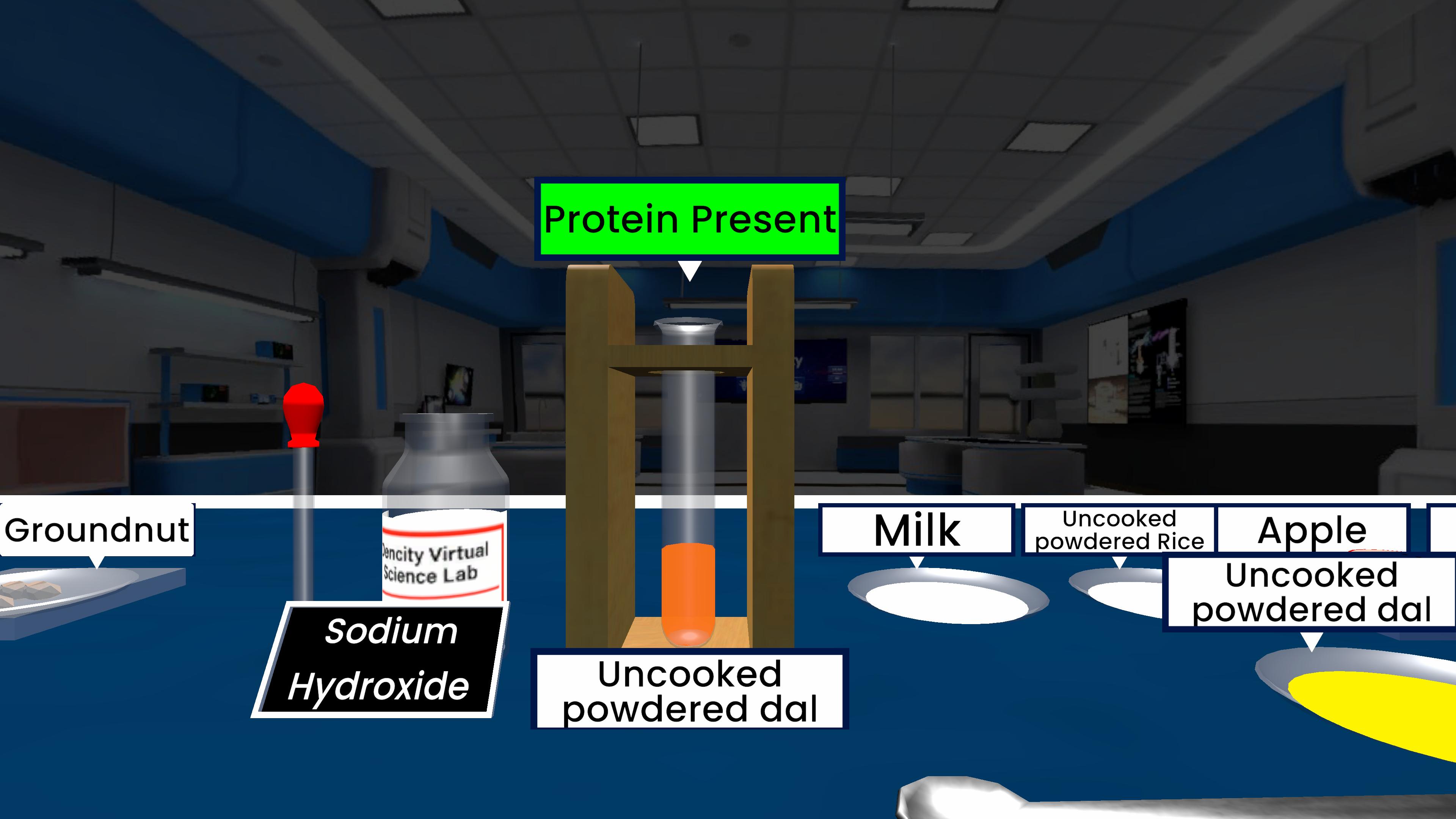 Test for protein Xanthoproteic Test